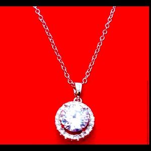 Moissanite Solitaire Diamond Chain